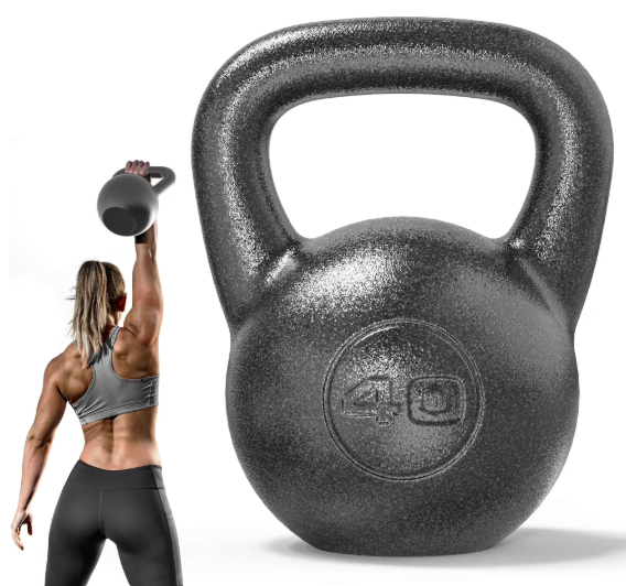 Cast Iron Kettlebell - 10 lb to 40 lb