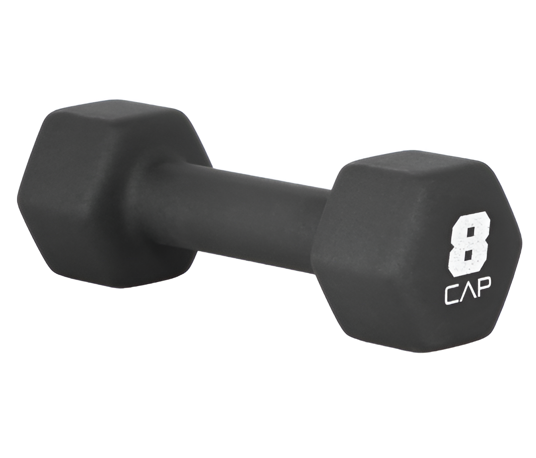 Neoprene Dumbbell – Black Single | 2–15 lb