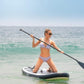 Inflatable Stand up Paddle Board with Premium SUP Accessories & Carry Bag | Wide Stance, Bottom Fin for Paddling, Surf Control, Non-Slip Deck | Youth & Adult Standing Boat