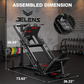 1100 lb Leg Press Machine - Hack Squat Machine with Linear Bearings