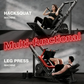 1100 lb Leg Press Machine - Hack Squat Machine with Linear Bearings