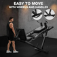 1100 lb Leg Press Machine - Hack Squat Machine with Linear Bearings