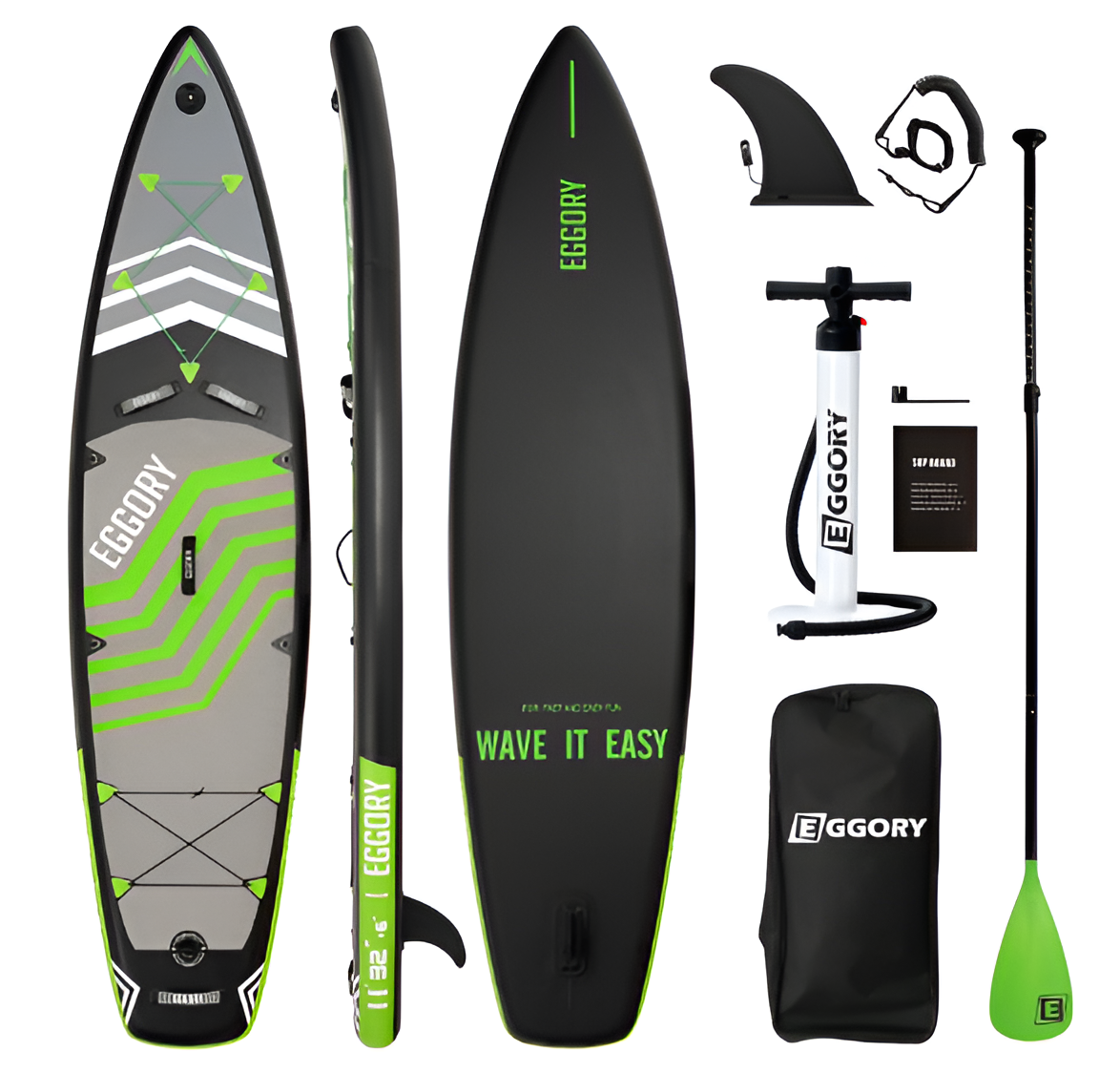 11 ft Inflatable Paddle Board - Complete SUP Kit