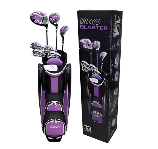 13-Piece Women's Golf Club Set – Right Handed with Cart Bag & Head Covers