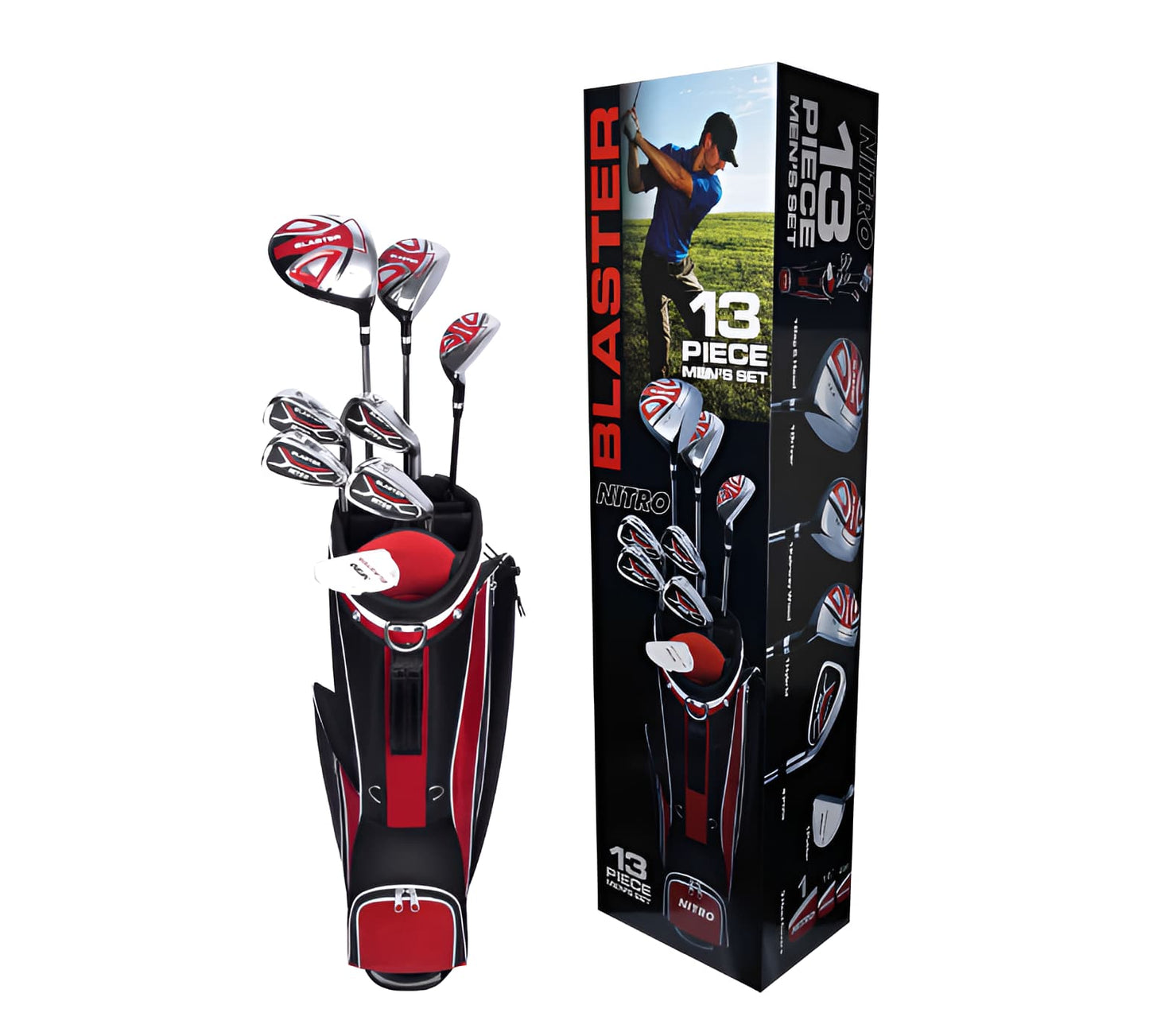 13-Piece Women's Golf Club Set – Right Handed with Cart Bag & Head Covers