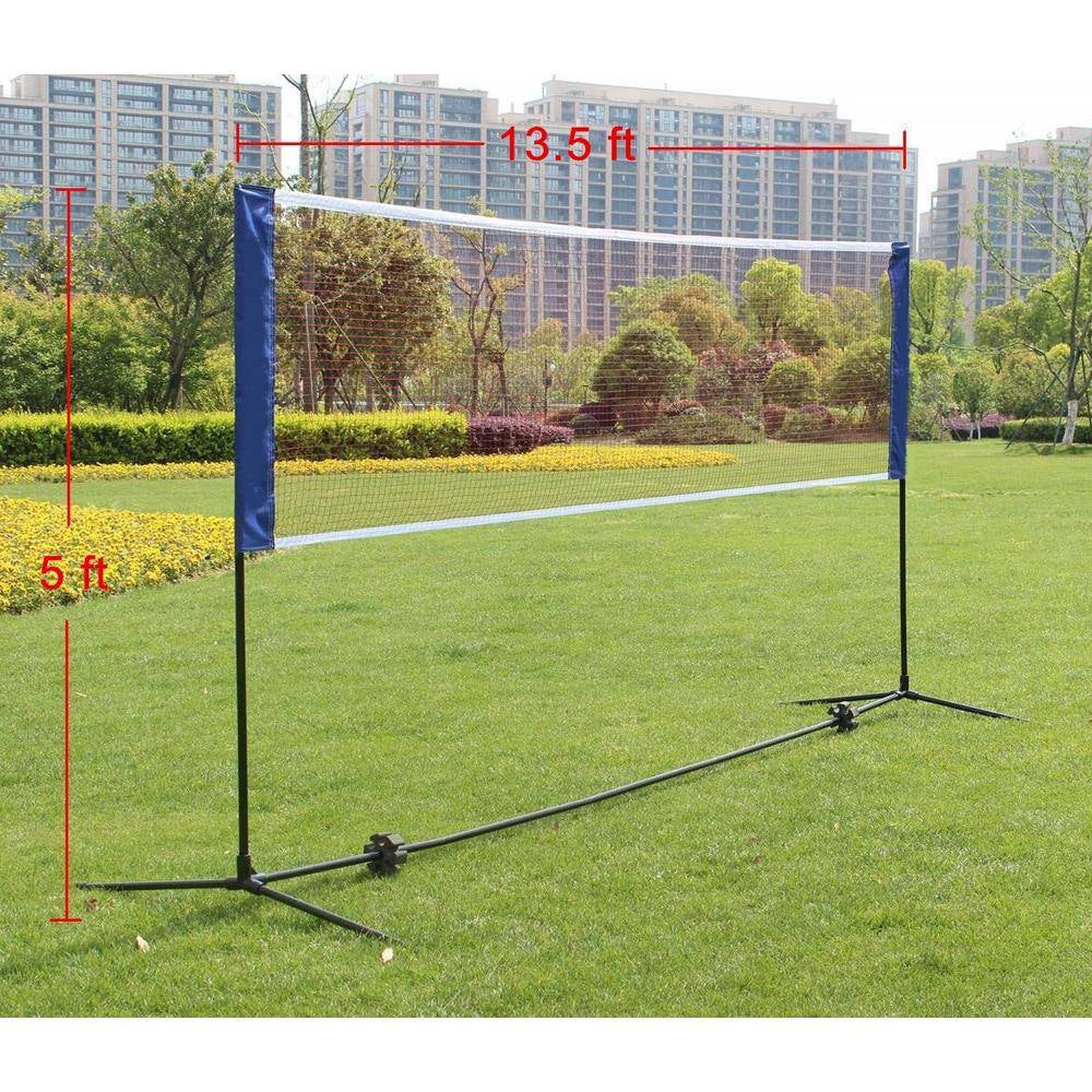 14 Ft. Portable Large Volleyball Badminton Tennis Net