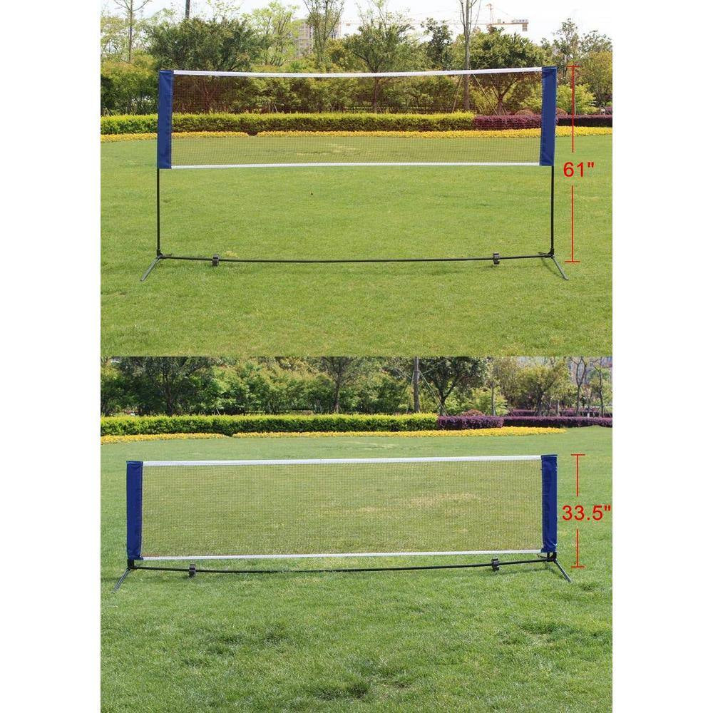14 Ft. Portable Large Volleyball Badminton Tennis Net