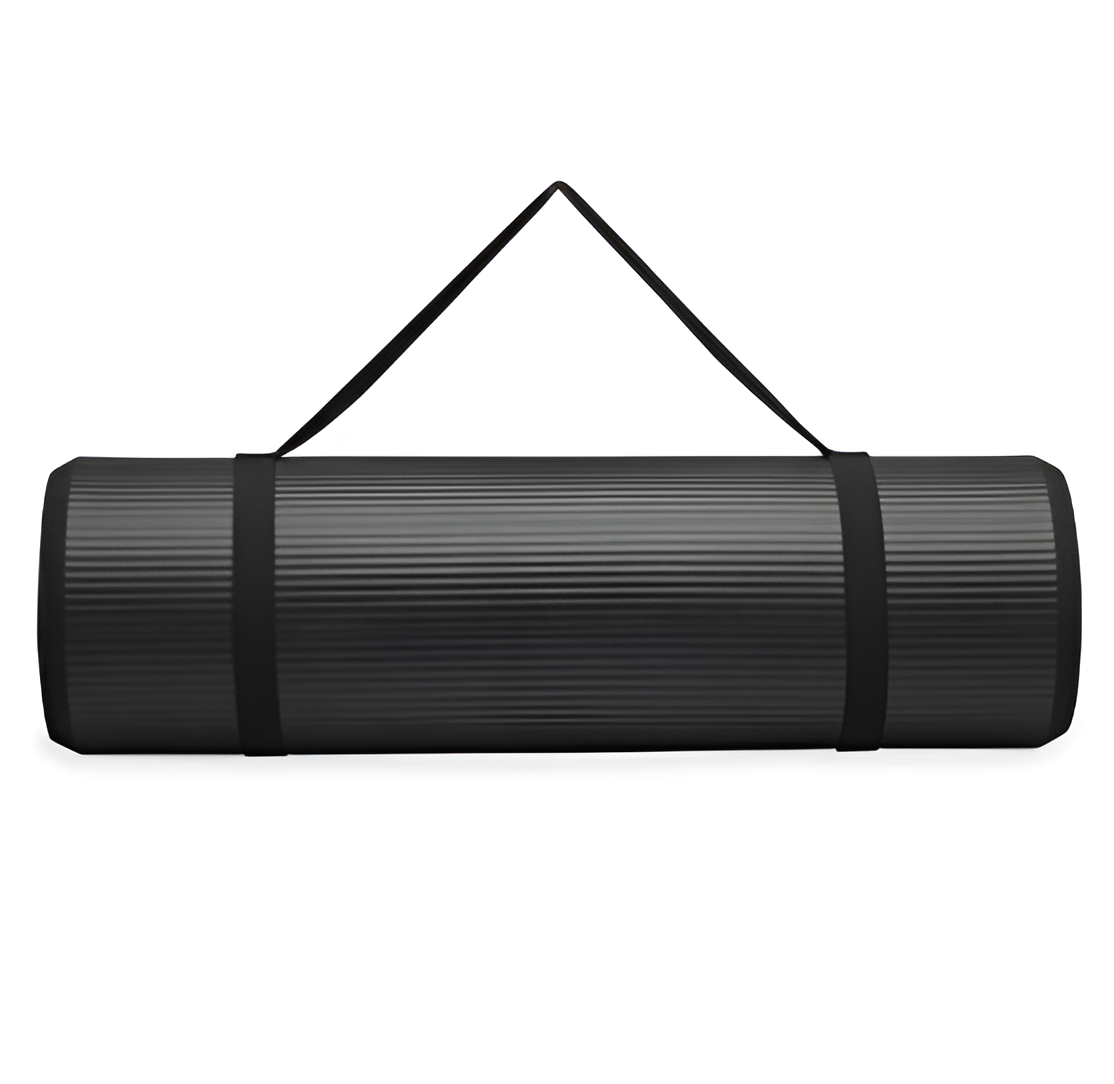 Extra Thick Yoga Mat 15mm Exercise Workout Mat with Carry Strap