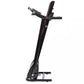 2.5 HP Black Stainless Steel Folable Electric Treadmill with Bluetooth Music, 5 In. LCD Display and Heart Rate Sensor