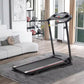 2.5 HP Black Stainless Steel Folable Electric Treadmill with Bluetooth Music, 5 In. LCD Display and Heart Rate Sensor