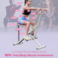 Squat Assist Trainer Foldable Squat Rider Machine for Glutes and Quads with 3 Tension Bands