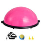 23 Inch Ball Trainer Half Fitness Yoga Balance Stability Ball Resistance Band