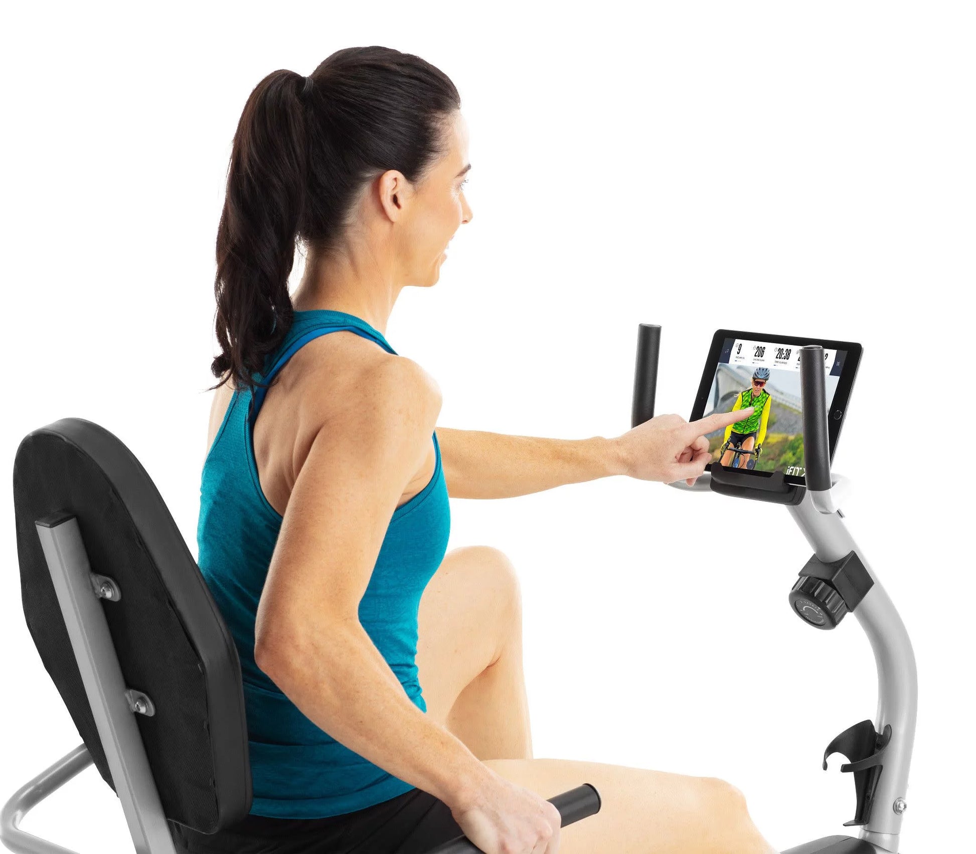 Pursuit R 4.1 Recumbent Exercise Bike with Inertia-Enhanced Flywheel