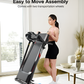 Foldable Treadmill with Incline and Bluetooth - 2.5HP Electric for Home Gym