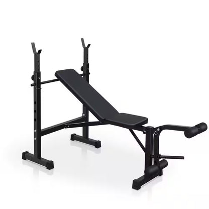 32.68 In. D X 67.72 In. W X 46.46 In. H Olympic Weight Bench, Bench Press Set with Squat Rack and Bench