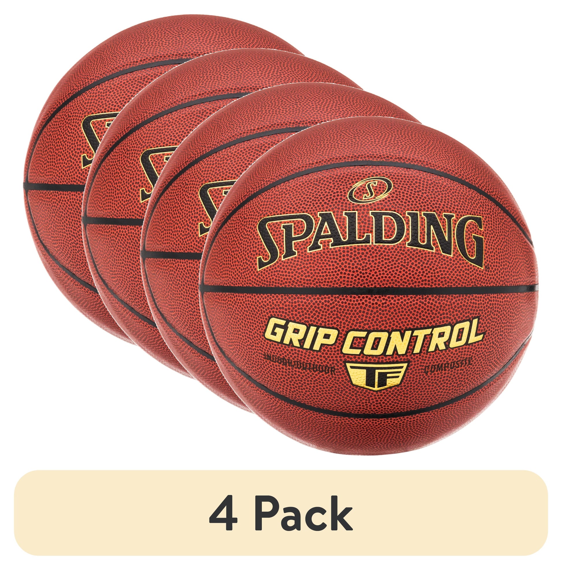 Grip Control TF Indoor and Outdoor Basketball - Size 7, 29.5"