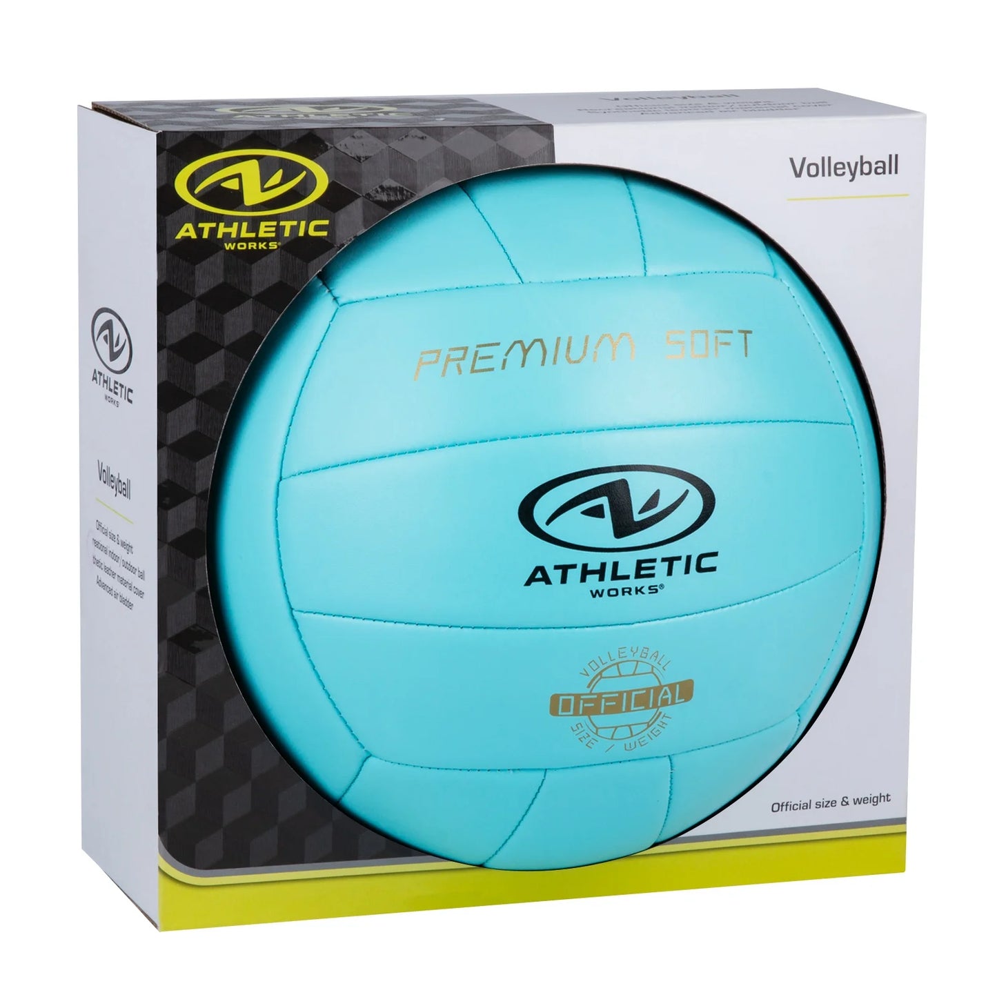 Size 5 Premium Soft Volleyball, Blue