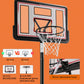 44In Portable Basketball Hoop with Height Adjustable 6.56Ft to 10Ft Basketball Goals for Younger People Indoor Outdoor with Free Basketabll