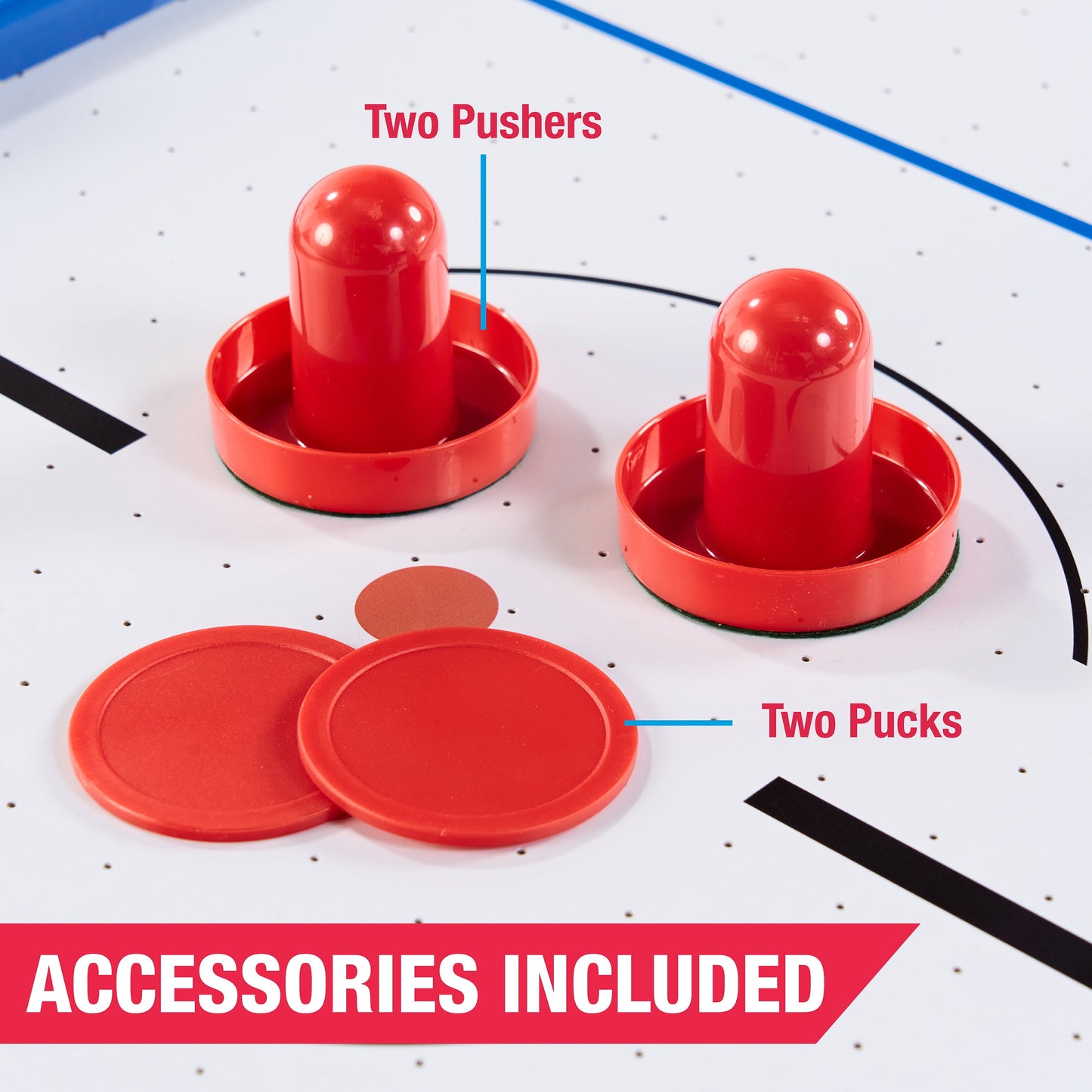 MD Sports Tabletop Air Powered Hockey Game