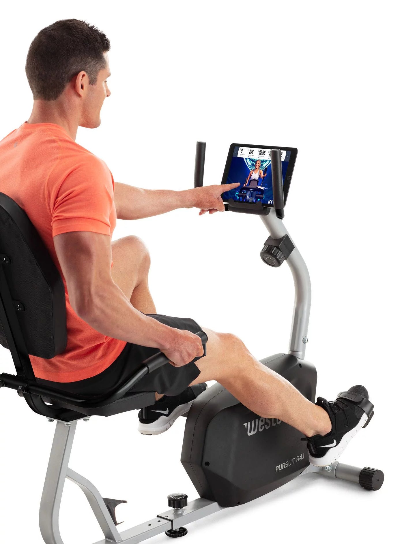 Pursuit R 4.1 Recumbent Exercise Bike with Inertia-Enhanced Flywheel