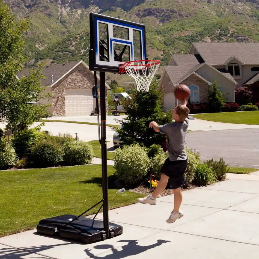 48-Inch Portable Basketball Hoop - Adjustable Height