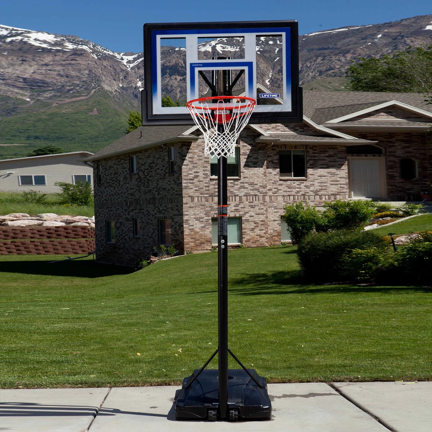 48-Inch Shatterproof Portable Basketball Hoop with Speed Shift Adjustment & Slam-It Rim - Model 51550-Outdoor Play