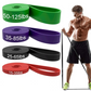 Resistance Bands Set of 4 - Natural Latex Pull Up Bands for Strength Training & Fitness