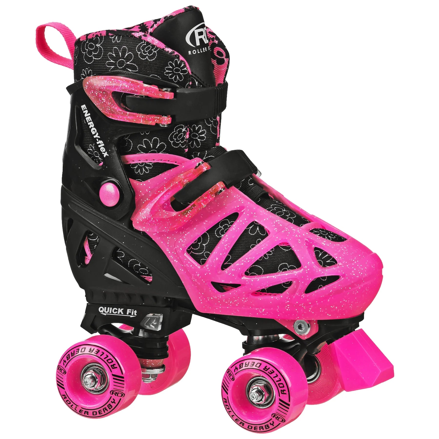 Girl'S Adjustable Quad Daisy Roller Skates