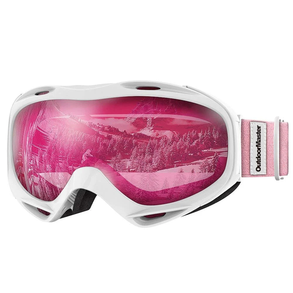 Ski Goggles OTG - over Glasses Ski/Snowboard Goggles for Men, Women & Youth - 100% UV Protection