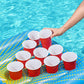 71" X 30" Adult Pong Inflatable Pool Game Multicolor