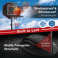 5.5 Ft. X 7.5 Ft. Adjustable Portable Basketball Goal System with Shatterproof Backboard
