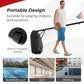 5.5 Ft. X 7.5 Ft. Adjustable Portable Basketball Goal System with Shatterproof Backboard