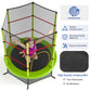 55 inch Kids Trampoline with Safety Enclosure Net