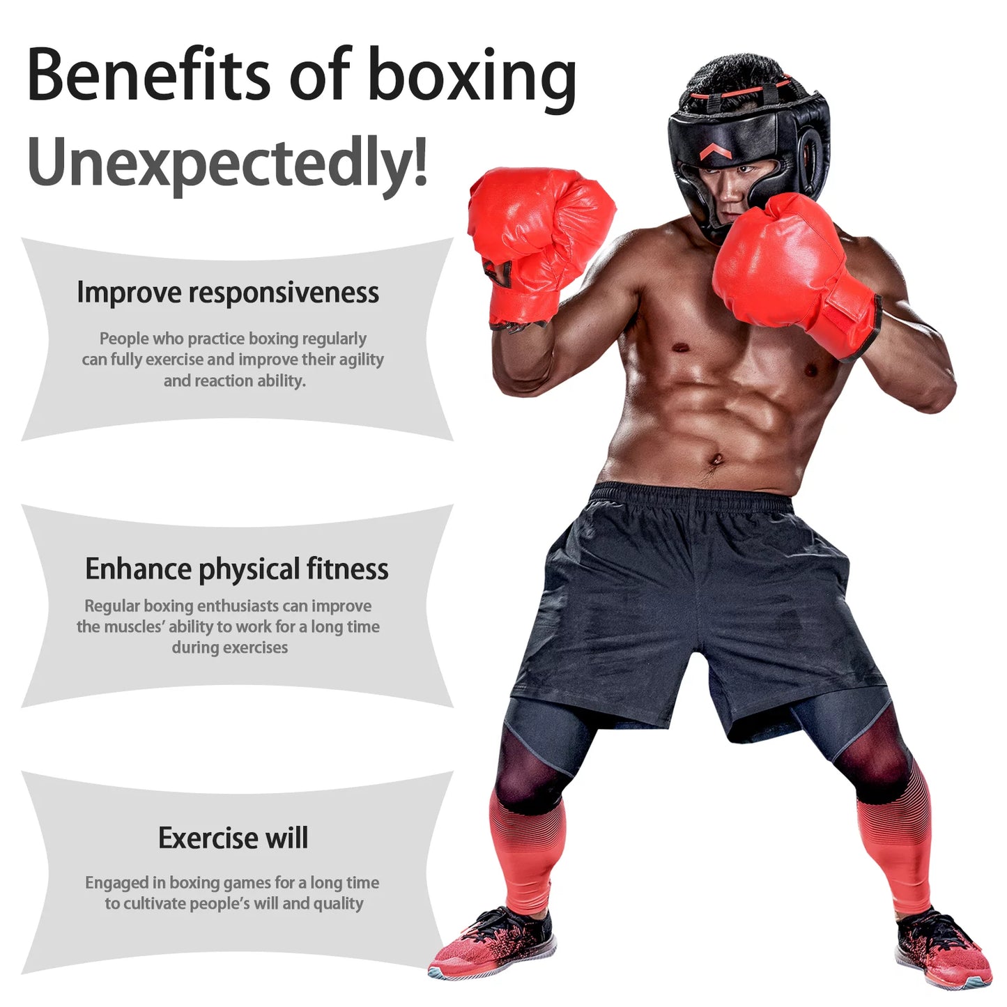 Punching Boxing Bag Reflex Speed Freestanding Punching Ball Adjustable Height for Kids and Adults for Exercise, Fitness & Stress Relief