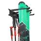 Ski Rack, Ski Wall Mount Holds 4 Pairs of Skis and Skiing Poles or Snowboard