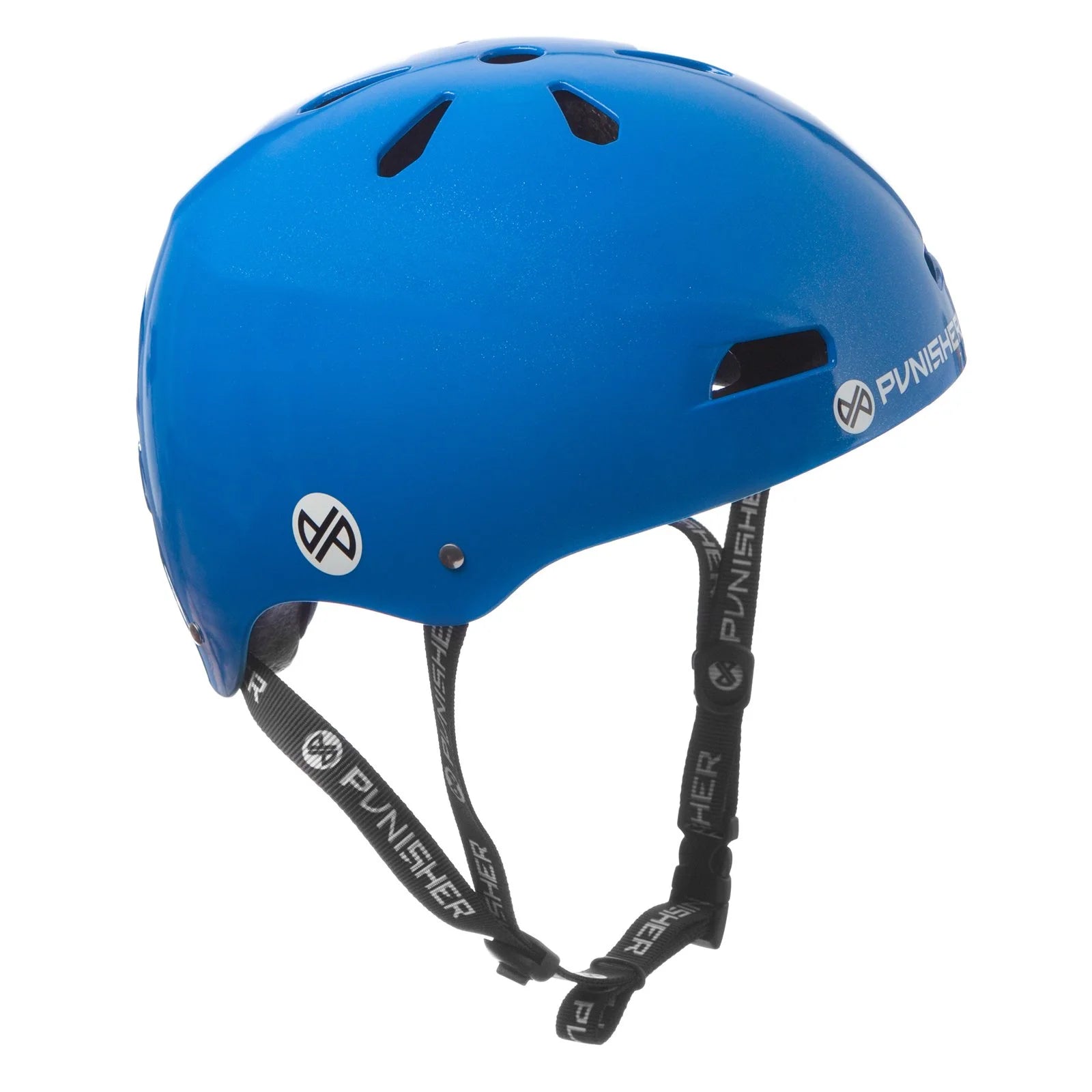 Premium Youth 13-Vent Bright Neon Blue Dual Safety Certified BMX Bike and Skateboard Helmet, Size Medium