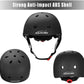 Kids Bike Helmets, Scooter Skateboard Cycling Roller Skating Helmets for Kids , Adjustable - Black