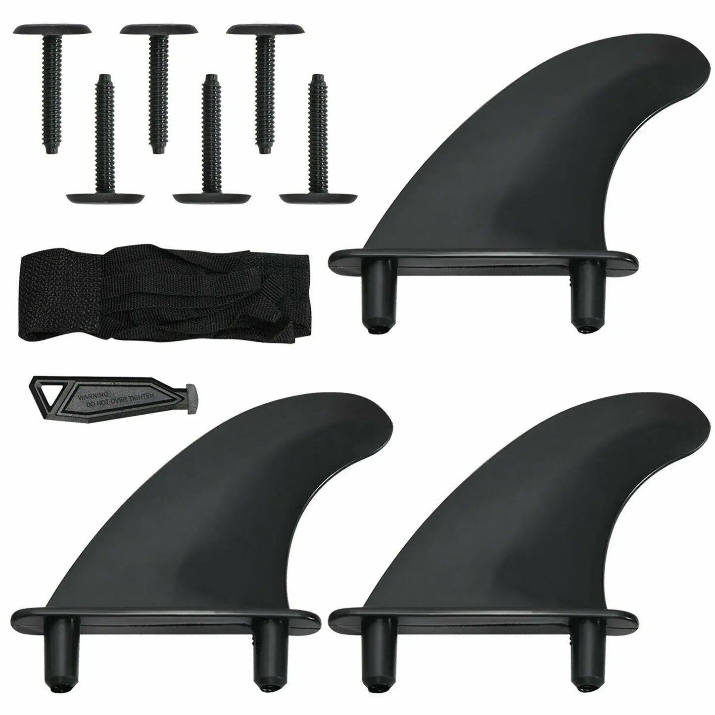 6 Ft Foam Surfboard with 3 Fins and Leash