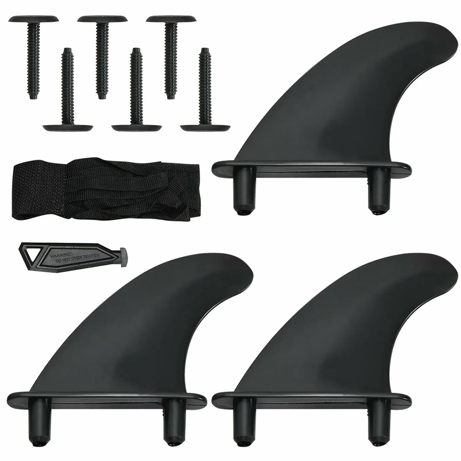 6 Ft Foam Surfboard with 3 Fins and Leash