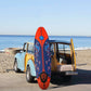 6 Ft Foam Surfboard with 3 Fins and Leash