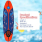 6' Surfboard Foamie Body Surfing Board W/3 Fins & Leash for Kids Adults Red