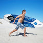 6 ft Surfboard with 3 Removable Fins and Safety Leash