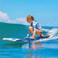 6 ft Surfboard with 3 Removable Fins and Safety Leash