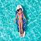 6 ft Surfboard with 3 Removable Fins and Safety Leash