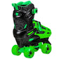 Boys 2-In-1 Roller/Inline Skates Black/Green, Size 12-2