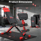 880LB Foldable Weight Bench - 8 Position Adjustable