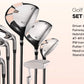 Complete Golf Clubs Package 8 Club Set for Men Woman Right Handed, True Temper Steel Shafts, Putter, Stand Bag & 3 H/C'S Bonus Head