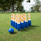 8 In. Wooden Lawn Bowling Set