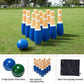 8 In. Wooden Lawn Bowling Set