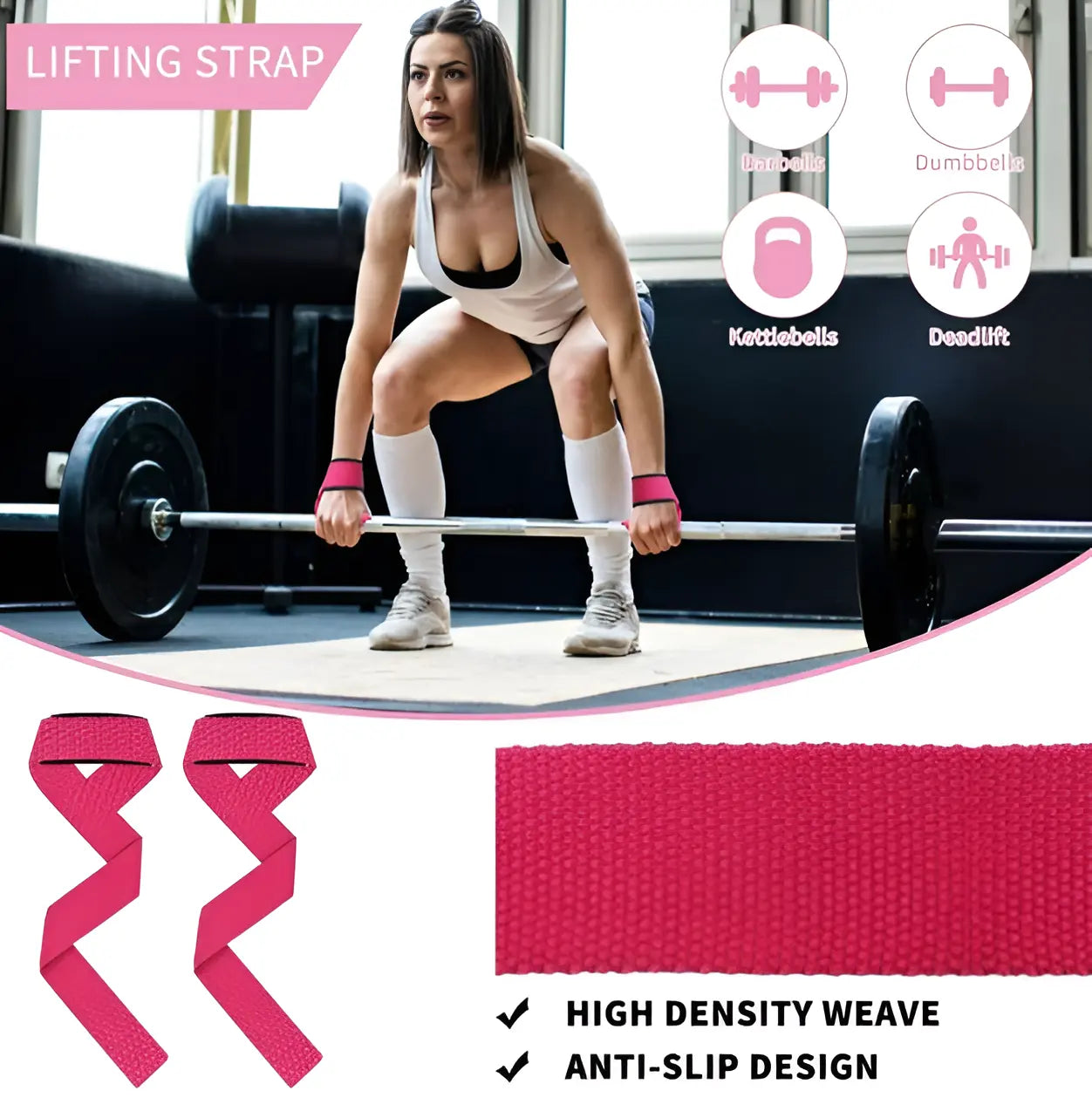 9-Piece Barbell Pad Set - Hip Thrust & Squat Pad with Resistance Bands